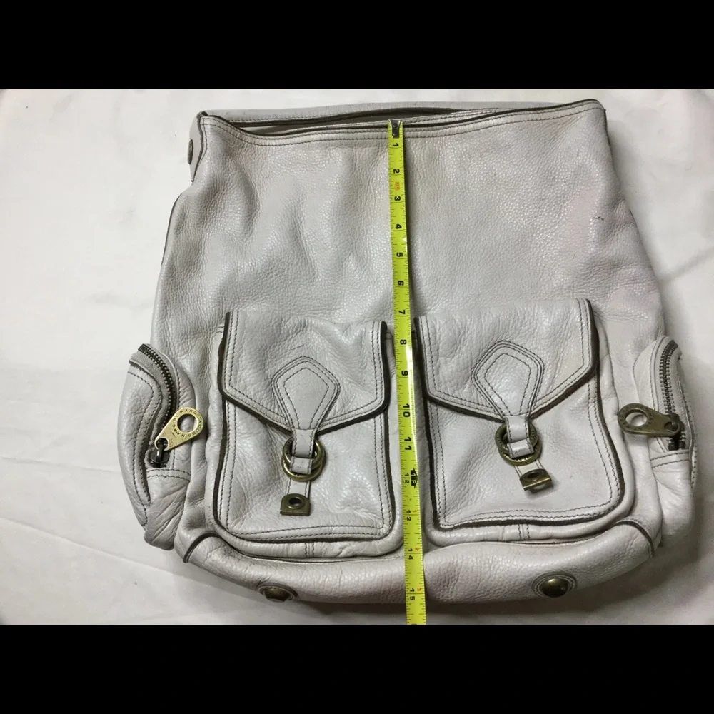 Marc by Marc Jacobs Light Gray Leather Hobo Bag